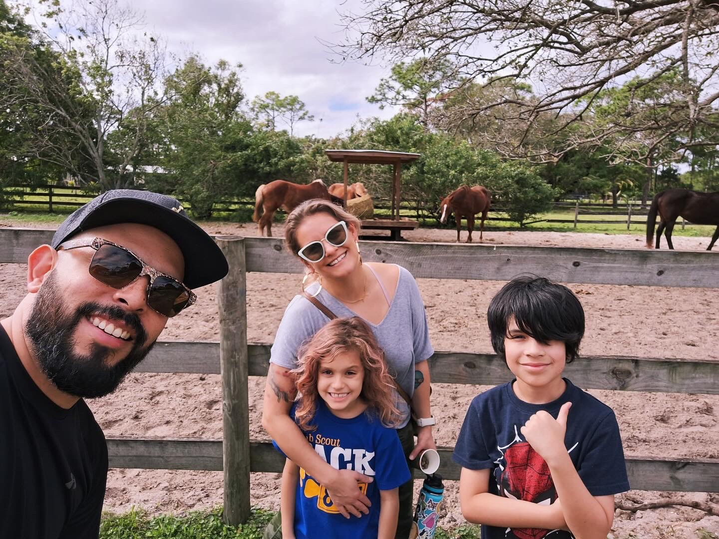 Brian, Jessica and the boys